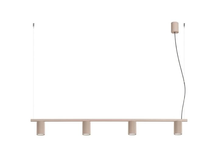 Lustre aluminium taupe h 212 cm