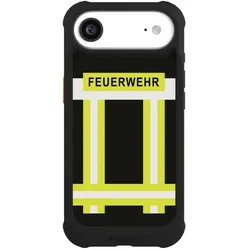 Nivocase Hülle für Apple iPhone Air Stossfeste Handyhülle NIVOmax Case Schwarz Beruf Feuerwehr Feuerwehrmann (Apple iPhone Air), Smartphone Hülle, Schwarz