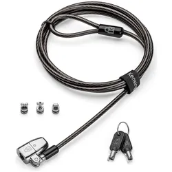 Kensington ClickSafe 2.0 Universal, Notebook Security, Schwarz