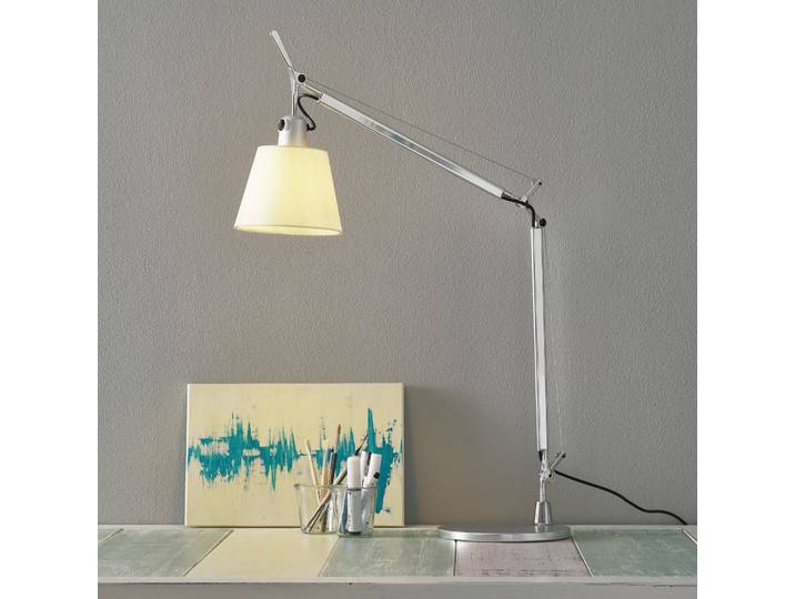 Tolomeo Basculante Tischleuchte Pergament - Artemide - Arbeitszimmer / Büro - Design - Metall - Einflammig