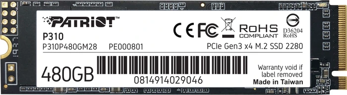 Patriot P310 480 GB