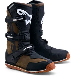 Alpinestars Tech T, Stiefel - Dunkelbraun/Schwarz/Hellbraun - 9 US