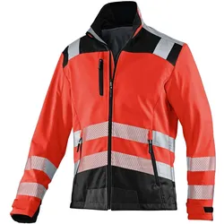 Kübler,  PSA Reflectiq Jacke 1507 warnrot/schwarz 4XL (4XL)