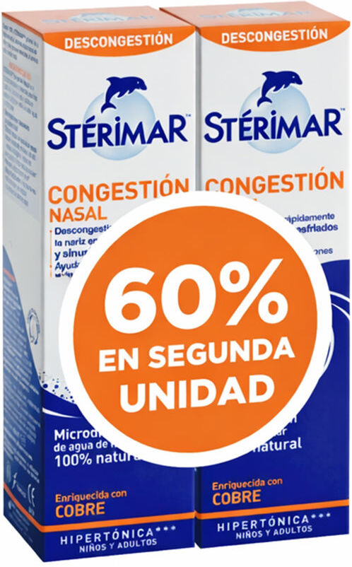 Sterimar Spray nasal décongestionnant, paquet de 2 x 100 ml