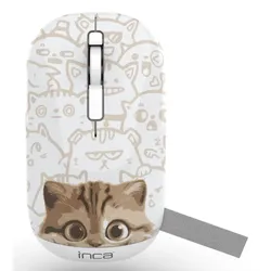 Inca IWM-242K Maus Büro Beidhändig Bluetooth 1600 DPI