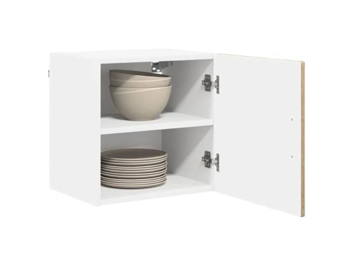 KTHLBRH Wandschrank, 2 Stück, aus Holz, 40 x 31 x 40 cm Wandmontage, 2 Türen, 2 Einlegeböden, einfache Reinigung, für moderne Küche