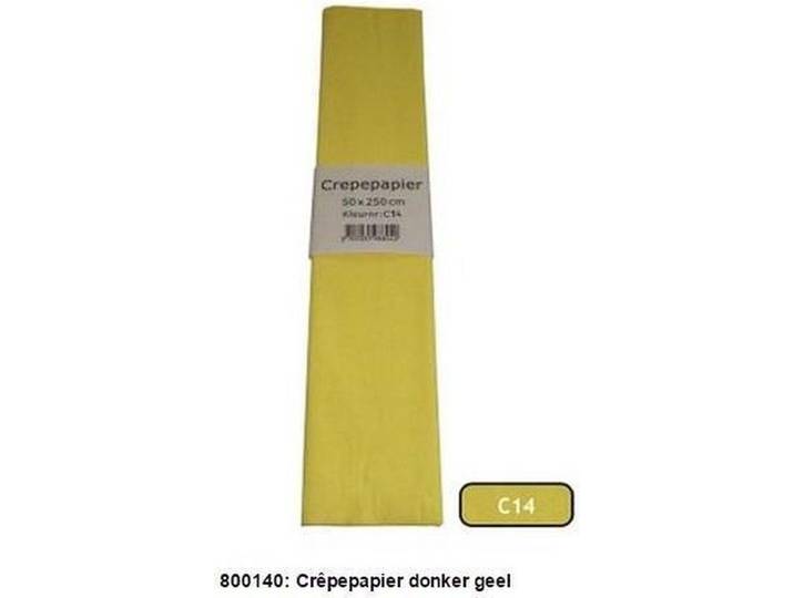 Haza - Crepepapier - 50x250 cm - Geel