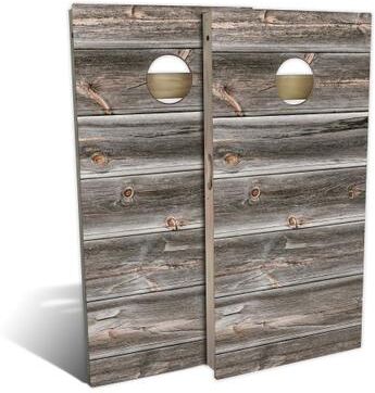 Skip's Garage Weathered Outdoor Cornhole Board Set