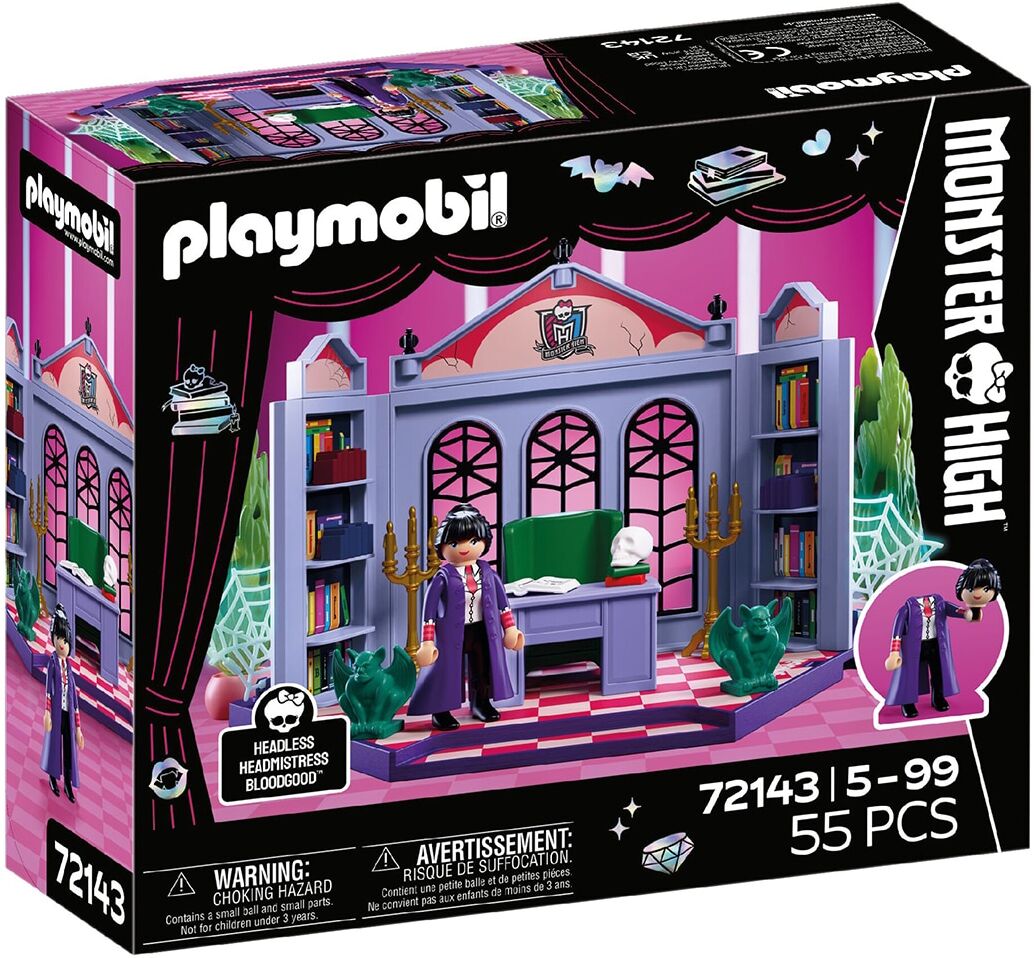 Playmobil Playset Monster High Despacho de la directora Bloodgood Monster High .