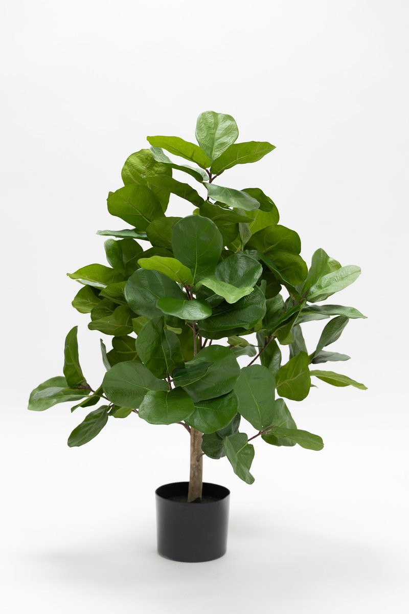 PrettyPlants Ficus Kunstplant met pot, Hoogte: 90 cm