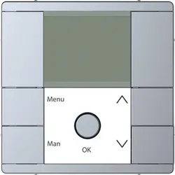 Merten Zeitschaltuhr-Modul, Pluslink, System Design Edelstahl (lackiert)