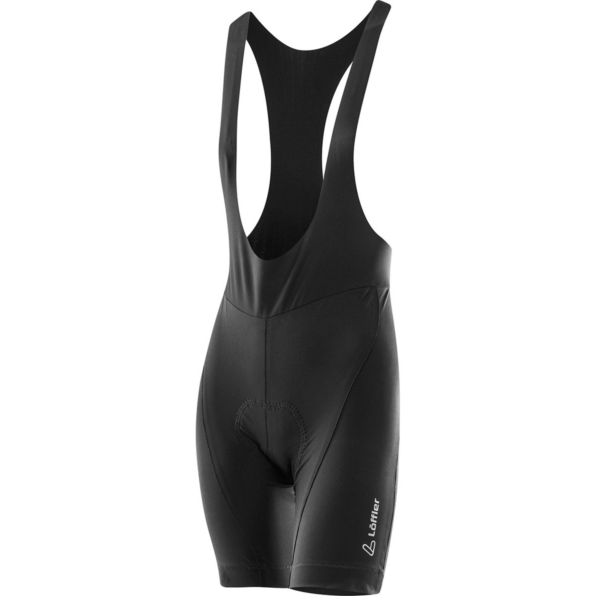 Löffler Hotbond Bike Bib kurz Damen Fahrradhose schwarz Größe XS Rennrad | Gravel Hautfreundlich