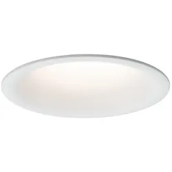 Paulmann LED Einbauleuchte Cymbal Coin   IP44 rund 77mm  Coin 6,7W 430lm 230V dimmbar 2700K Weiß matt 93416