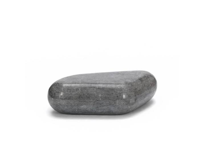 Table basse en pierre grise 98x52 cm 27h