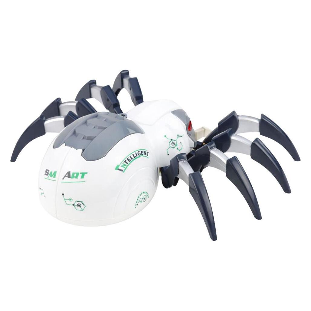 Lean Toys Ferngesteuerter Spinnenroboter mit Raucheffekt, Licht- und Soundeffekten (68025897)
