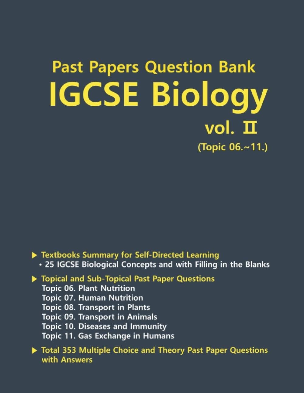 IGCSE Biologie Vraagbank Deel 2