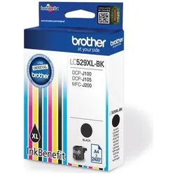 Brother, Druckerpatrone, LC529XL-BK Sehr hohe Ergiebigkeit (BK)