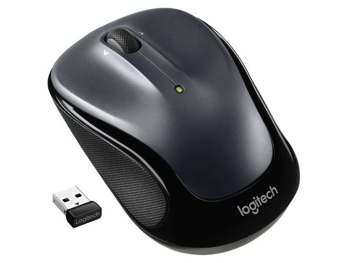 Logitech M325s, Ambidextre, Optique, RF sans fil, 1000 DPI, Noir 910-006812