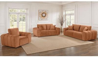 Coaster Burnett Chenille Upholstered Sofa Set
