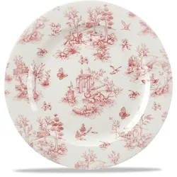 Churchill Cranberry Toile Teller Flach 30,5cm