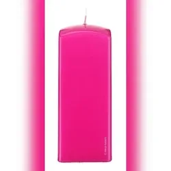 Kopschitz Kerzen Kerzen Quadratische Kerzen (Quader Kerzen) Pink, 150 x 70 x 70 mm, 4 Stück