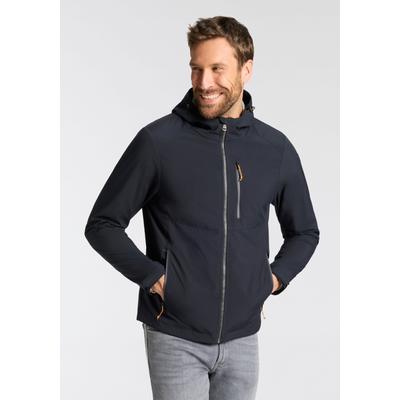 Softshelljacke KILLTEC "KOS 259 MN SFTSHLL JCKT", Herren, Gr. 3XL, schwarz (schwarz blau), Softshell, Obermaterial: 100% Polyester. Futter: 100% Polyester, Jacken Softshelljacke, windabweisend, atmungsaktiv, wasserdicht, schnell trocknend