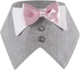 Inspire Picks Sucado Elegant Dog Tuxedo Bandana For Weddings & Special Occasions 2 m