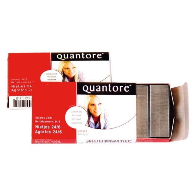 Klammern Quantore 24/6 1000 Stück verzinkt (1000x) (59957065)