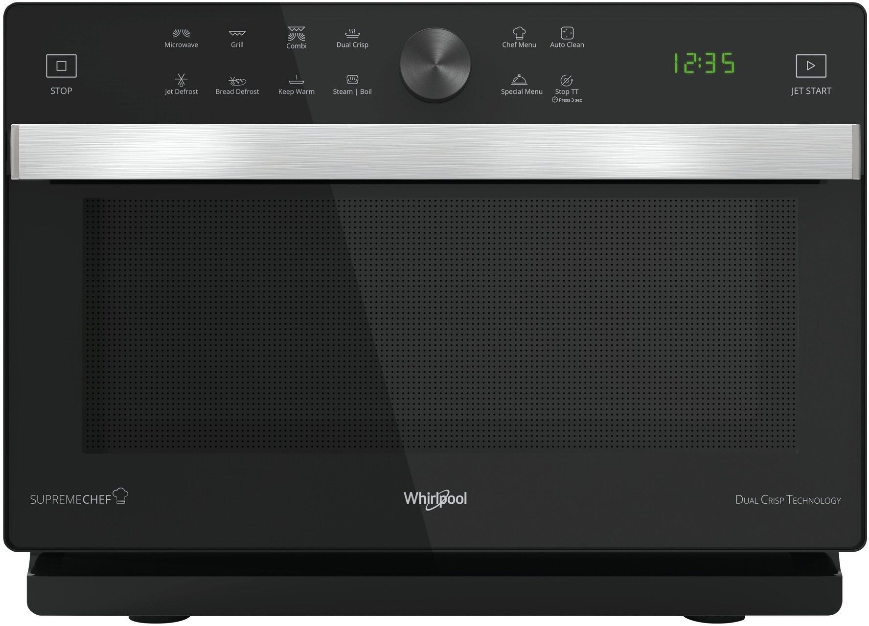 Microonde Whirlpool 859991537690 SUPREME CHEF Mwp 337 Sb Silver e Blac