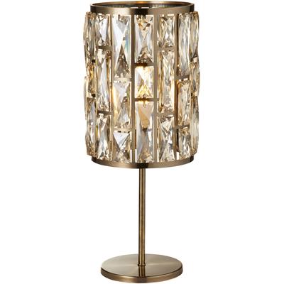 SEARCHLIGHT Tischleuchte "Bijou Table Lamp", gold (antikmessing), 1, Ø 19,5cm H: 30cm, 1 Stk., Leuchten, Tischleuchte