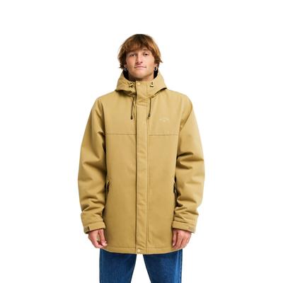 Parka BILLABONG "All Day 10K", Herren, Gr. XL, beige (khaki), Obermaterial: 100% Polyester., Jacken Parka