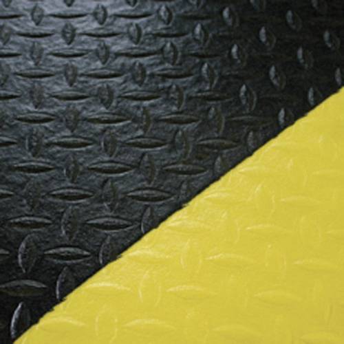 COBA Europe Orthomat DIAMOND Arbeitsplatzmatte (L x B x H) 1500 x 900 x 9mm Schwarz, Gelb