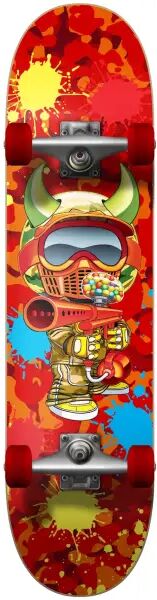 Complete Skateboard Speed Demons Paintballer Soft Top (7" - Red)  - Red - Size: 7"