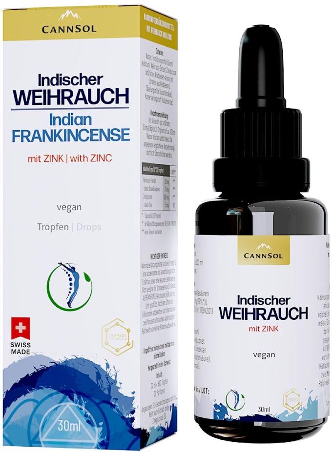 Cannsol Indischer Weihrauch mit Zink Tropfen 30ml