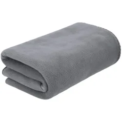 Wohndecke Grau, 120 X 150 Cm, Aus Polar-Fleece (180 G/M2) Mit Anti-Pilling-Ausrüstung