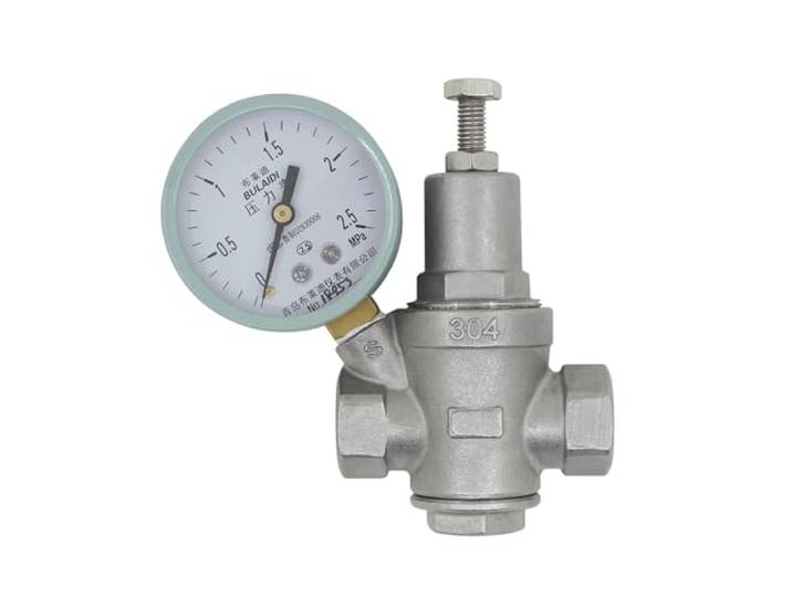 Druckminderer Wasser Einstellbares Druckminderventil – 1/2 3/4 1 1-1/4 1-1/2 2 Zoll – bleifreier Edelstahl – Wasserdruckregelventil (Size : DN50)