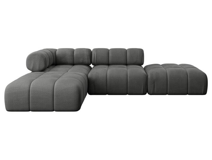 Ecksofa Kerru-L1 Dunkelgrau - Monolith 92