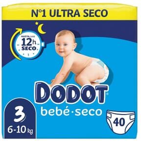 Dodot Bebé Seco T-3 40 Unds