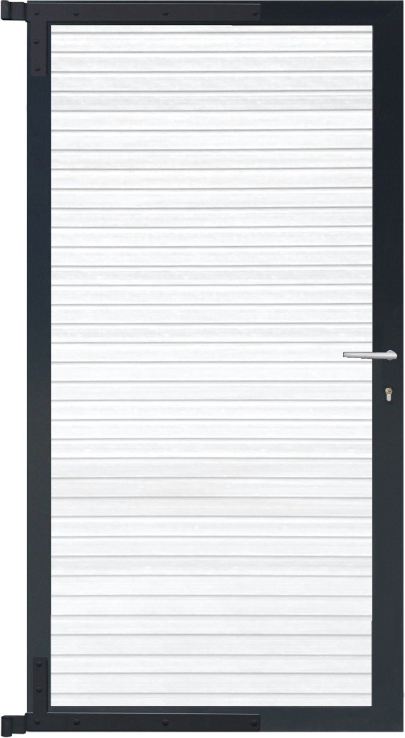 TETZNERJENT WAREN-Tor-Komplettset 90 x 173 cm, Füllung white 16971061