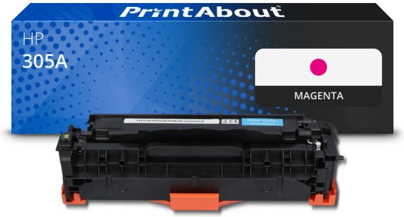 PrintAbout Toner compatible HP 305A (CE413A) - Magenta Magenta