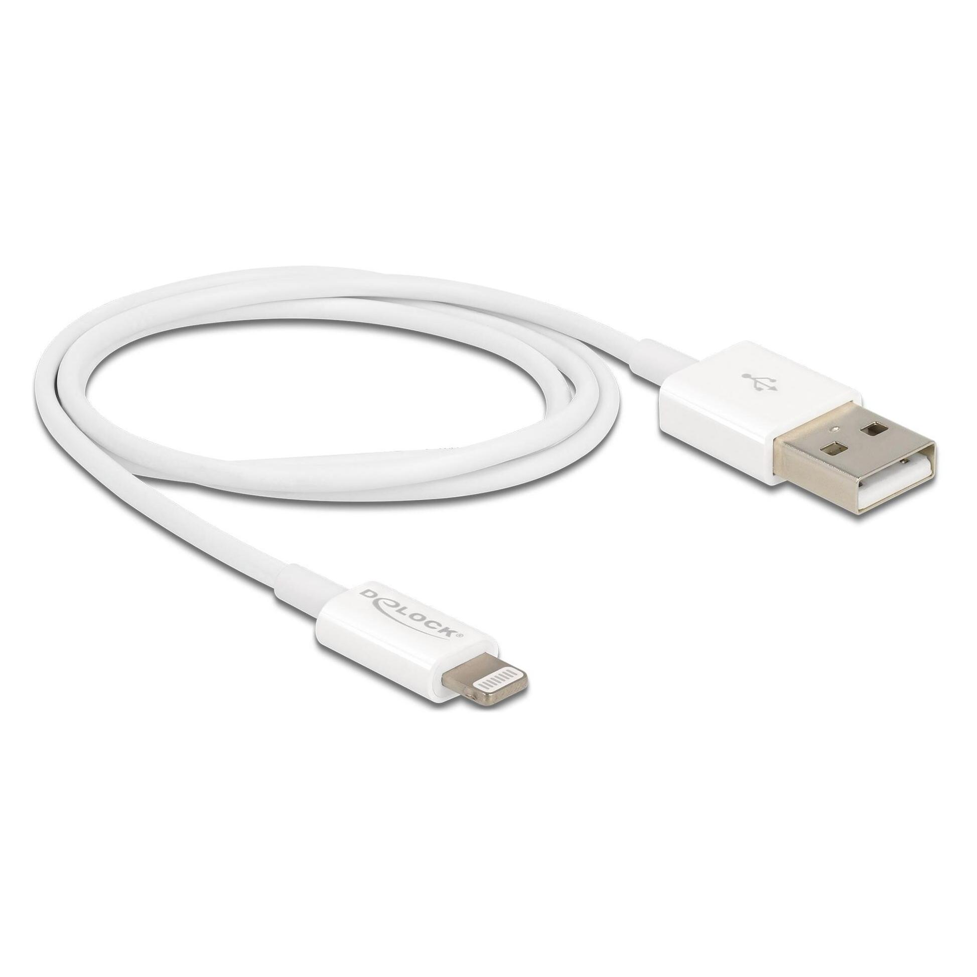 Delock USB - Lightning (1 m, USB 2.0) (83000)