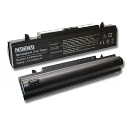 Hochleistungs-Akku für Samsung NTRF511, wie AA-PB9NS6B, AA-PB9NC6W/AA, AA-PB9NC5B, 6600 mAh