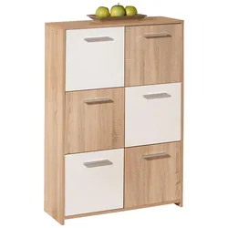 Ebuy24, Kommode + Sideboard, Kommode Egir (77 x 30 x 115 cm)