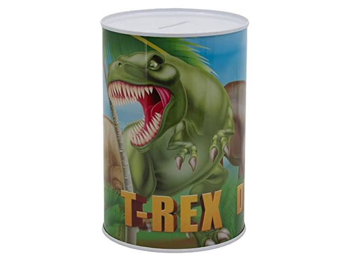 Metalen spaarspaarpot voor kinderen Dinosaurussen