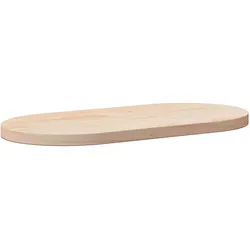 vidaXL Tischplatte 80x40x2,5 cm Massivholz Kiefer Oval