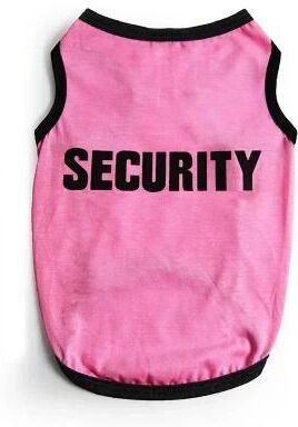 Uplift Picks Security Style Pet Vest Shirt For Cats Puppies Rabbits Small Dogs Warm Outfit Costume pink s