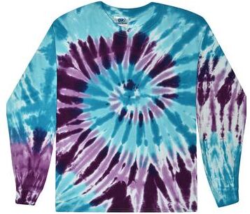 Tie-Dye CD2000 Long Sleeve Tie Dye Top in Barbados size 3XL   Cotton 2000, T2000