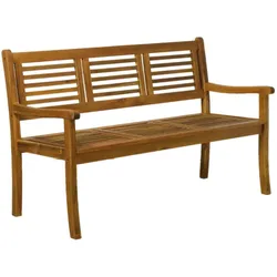 Gartenbank Akazie 150cm Massivholz Akazie