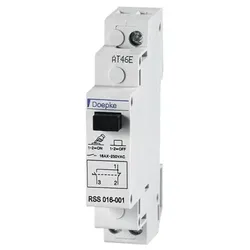DOEPKE Wechselschalter Reiheneinbaugerät 1W 16A 250V RSS 016-001 1TE