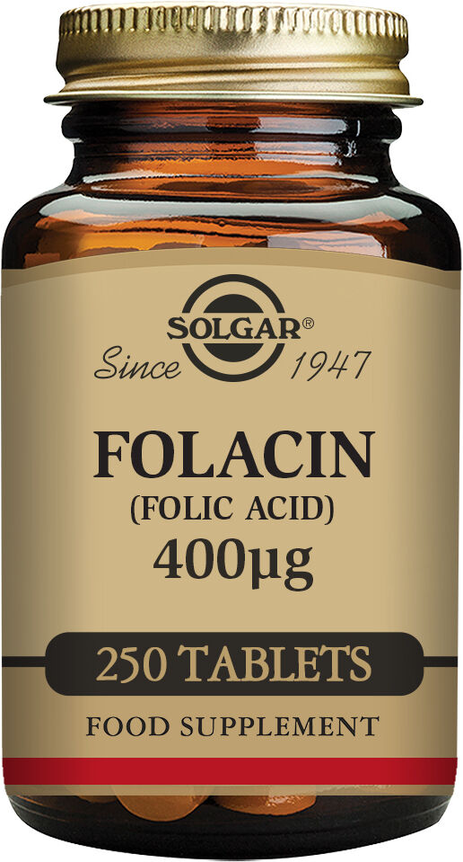 Solgar Folic Acid 400mcg Folacin 250